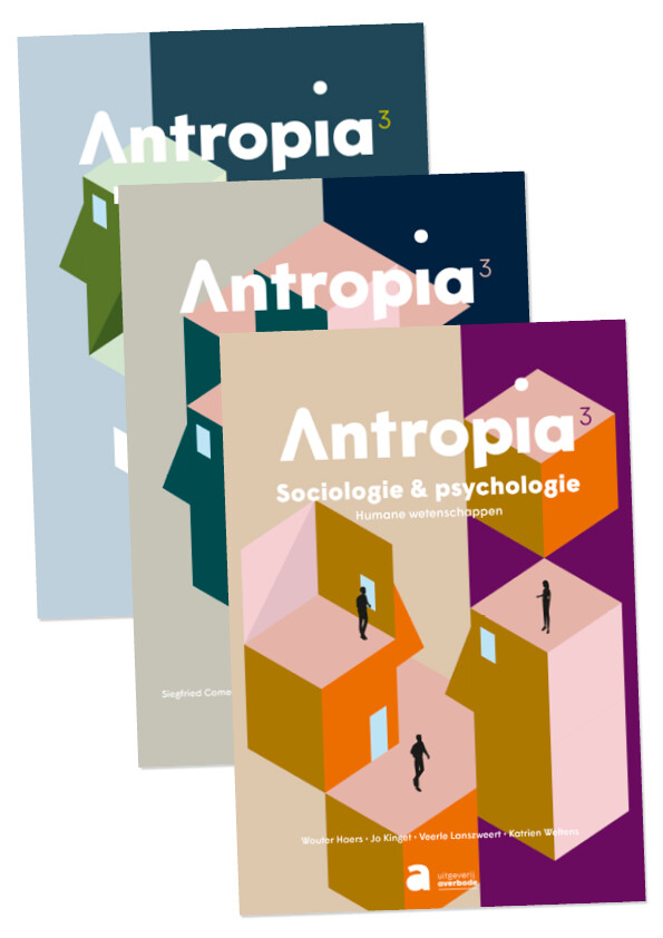 Antropia 3 HW Pakket van 3 leerwerkboeken (incl. Scoodle) (Verschillende thema's)