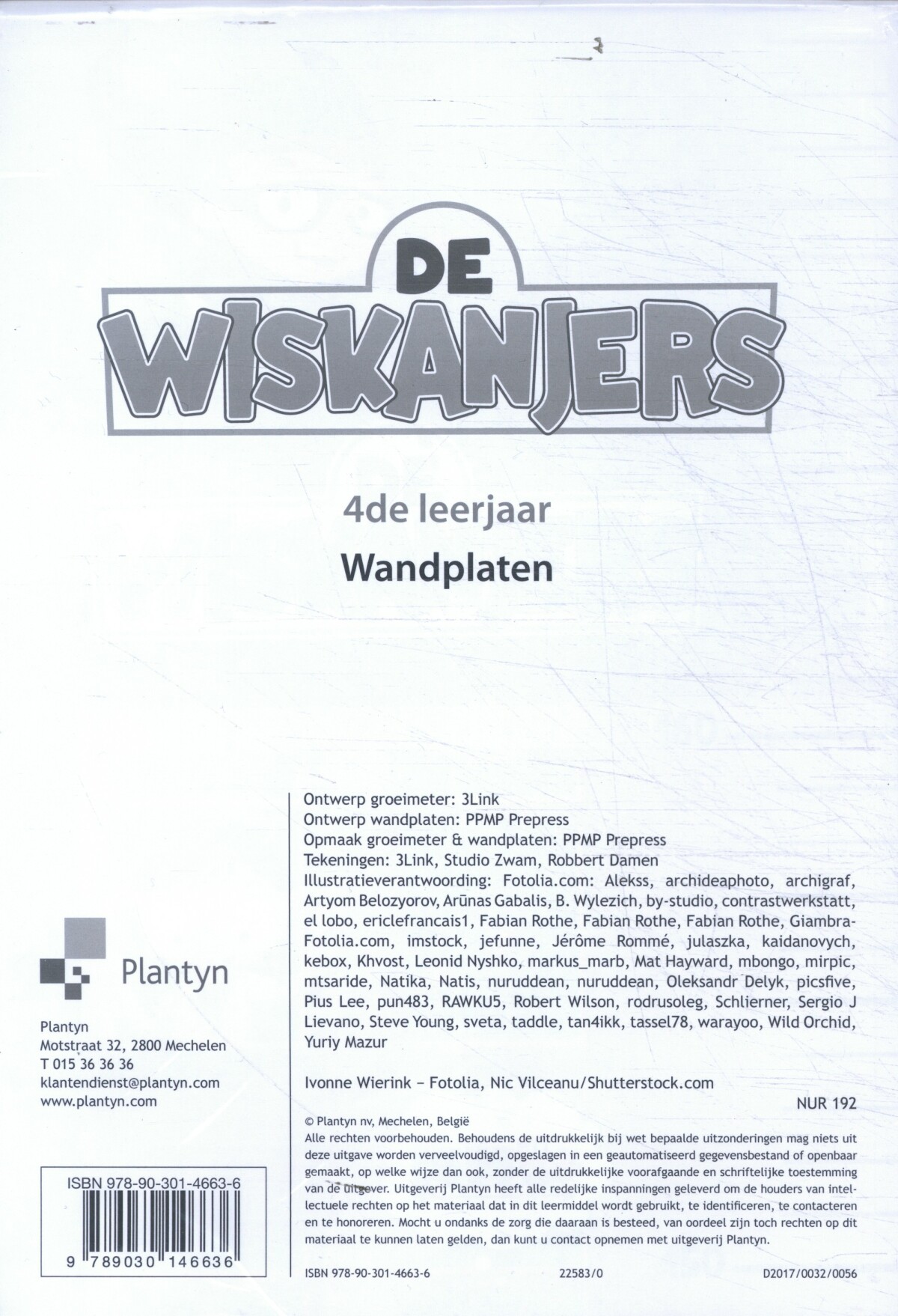 De Wiskanjers 4 Wandplaten