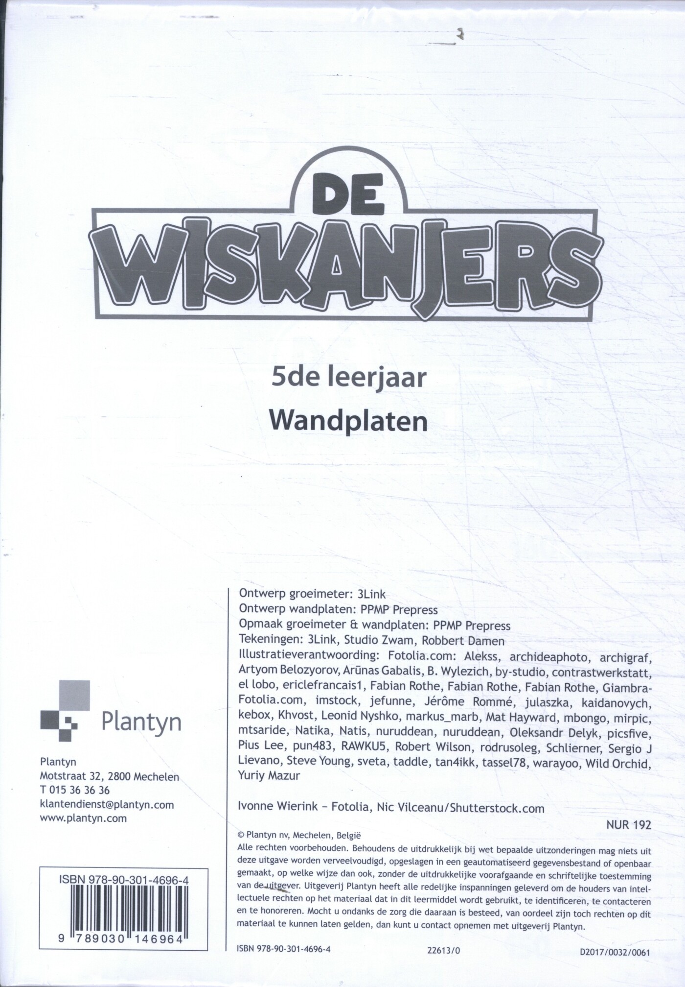 De Wiskanjers 5 Wandplaten