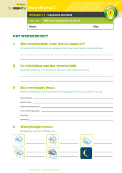 Mundo 5 - werkkatern 3: Hoog boven ons hoofd 