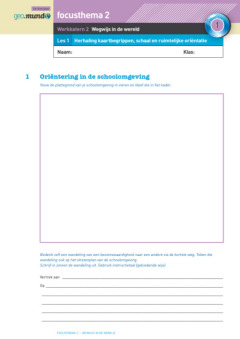 Mundo 6 - werkkatern 2: Wegwijs in de wereld 
