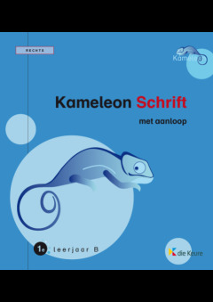 Kameleon schrift 1B rechts - met aanloop 