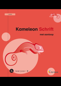 Kameleon schrift 3B - links - met aanloop 