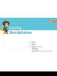 Cecilia 1 - Bordplaten