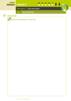 Mundo 2 - werkkatern 2: Dit is onze school 