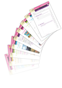 Mundo 3 - set van 9 werkkaternen 