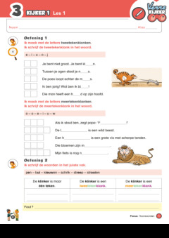 Verrekijker 3 spelling - werkboek kijker 1 en 2 