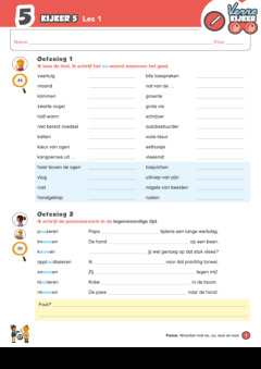 Verrekijker 5 spelling - werkboek kijker 5 en 6 