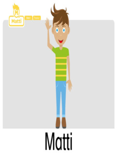 Matti en Mona - woordkaarten 1-3