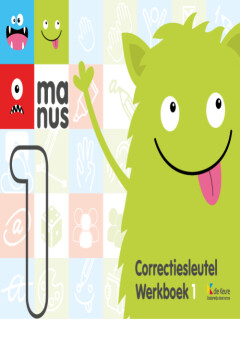 Manus 1 - set van correctiesleutels (1 exemplaar)