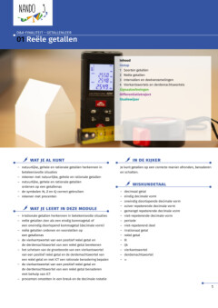 Nando 3 - set van 12 modules, vademecum en diagnostische module D&A (herwerking 2024)