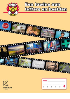 Krak 6 taal - werkboek 1 - een lawine aan letters aan beelden