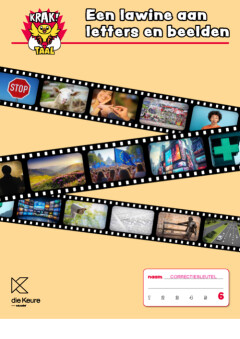 Krak 6 taal - correctiesleutel + tipsbundel 1 - Een lawine aan letters en beelden