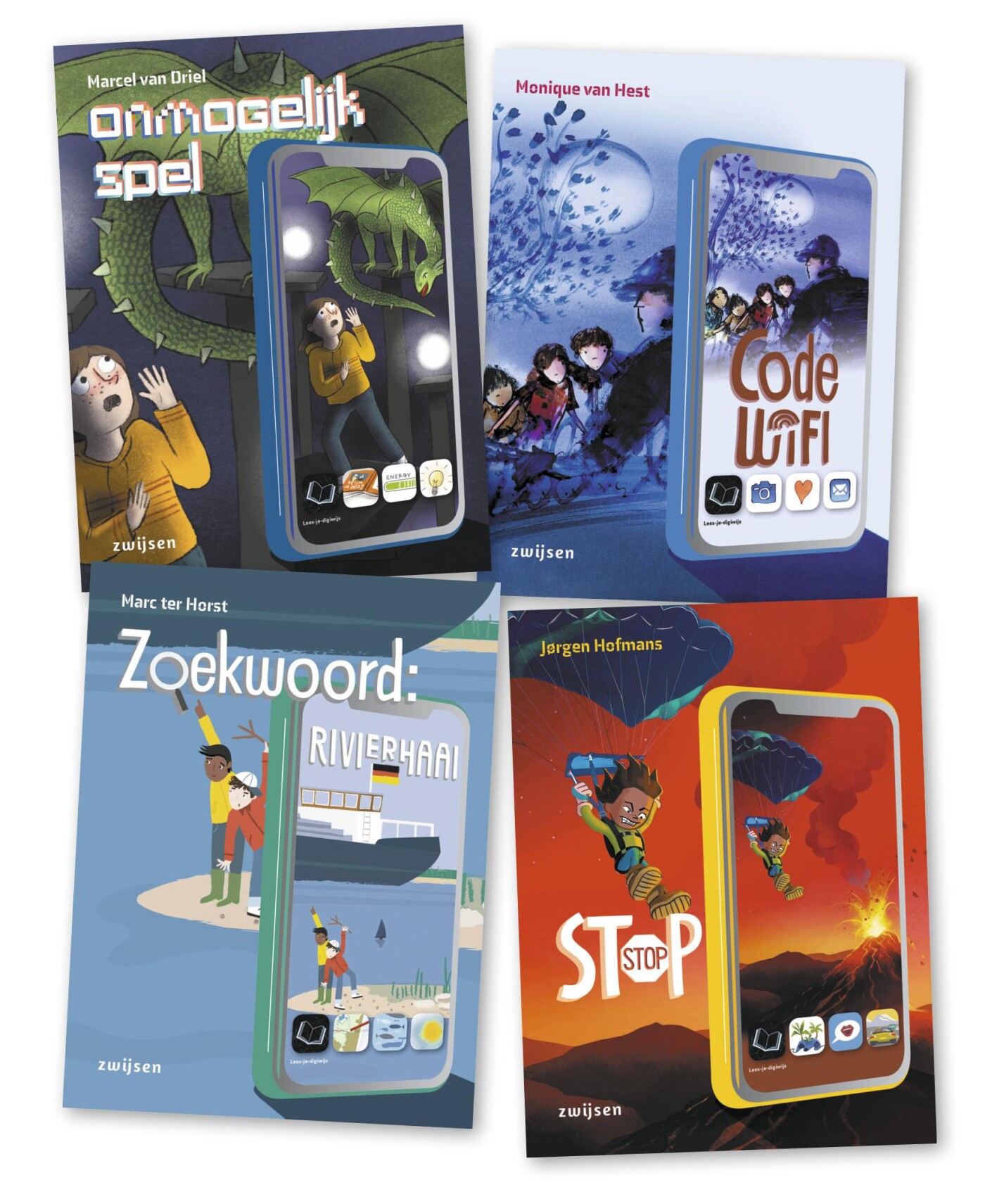 Pakket Lees je digiwijs groep 5-6 (4 titels)