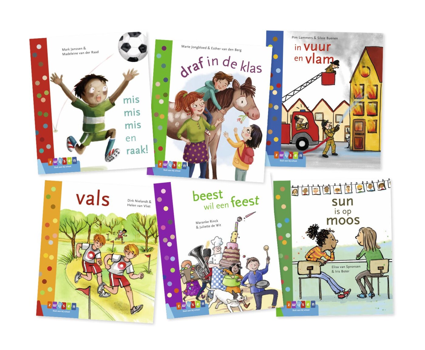 Pakket Leren lezen AVI M3 1 (6 titels)