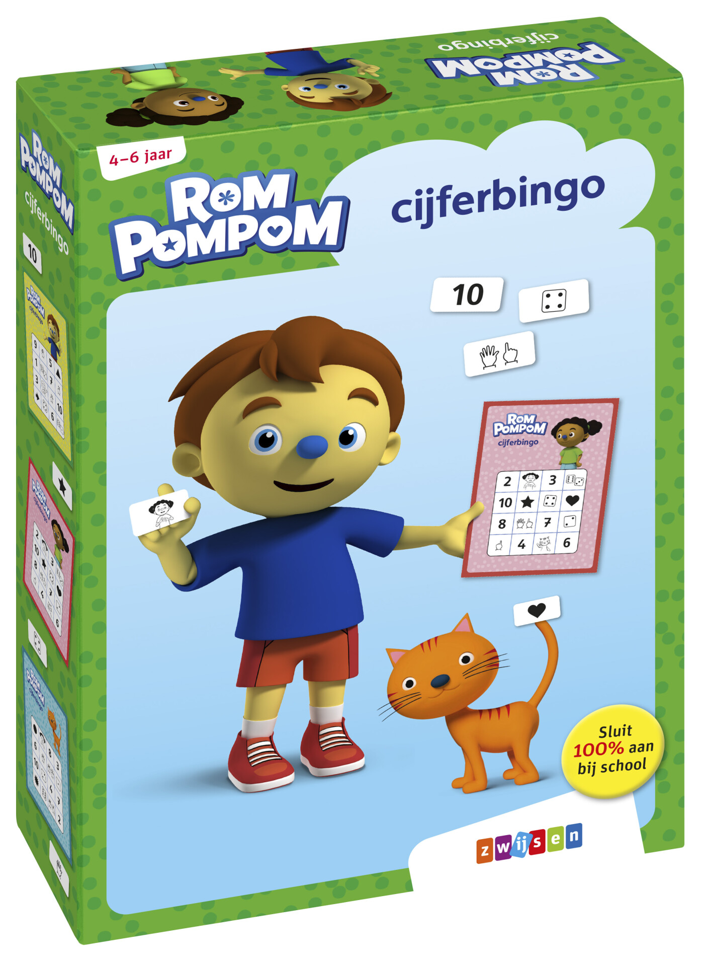 Rompompom cijferbingo