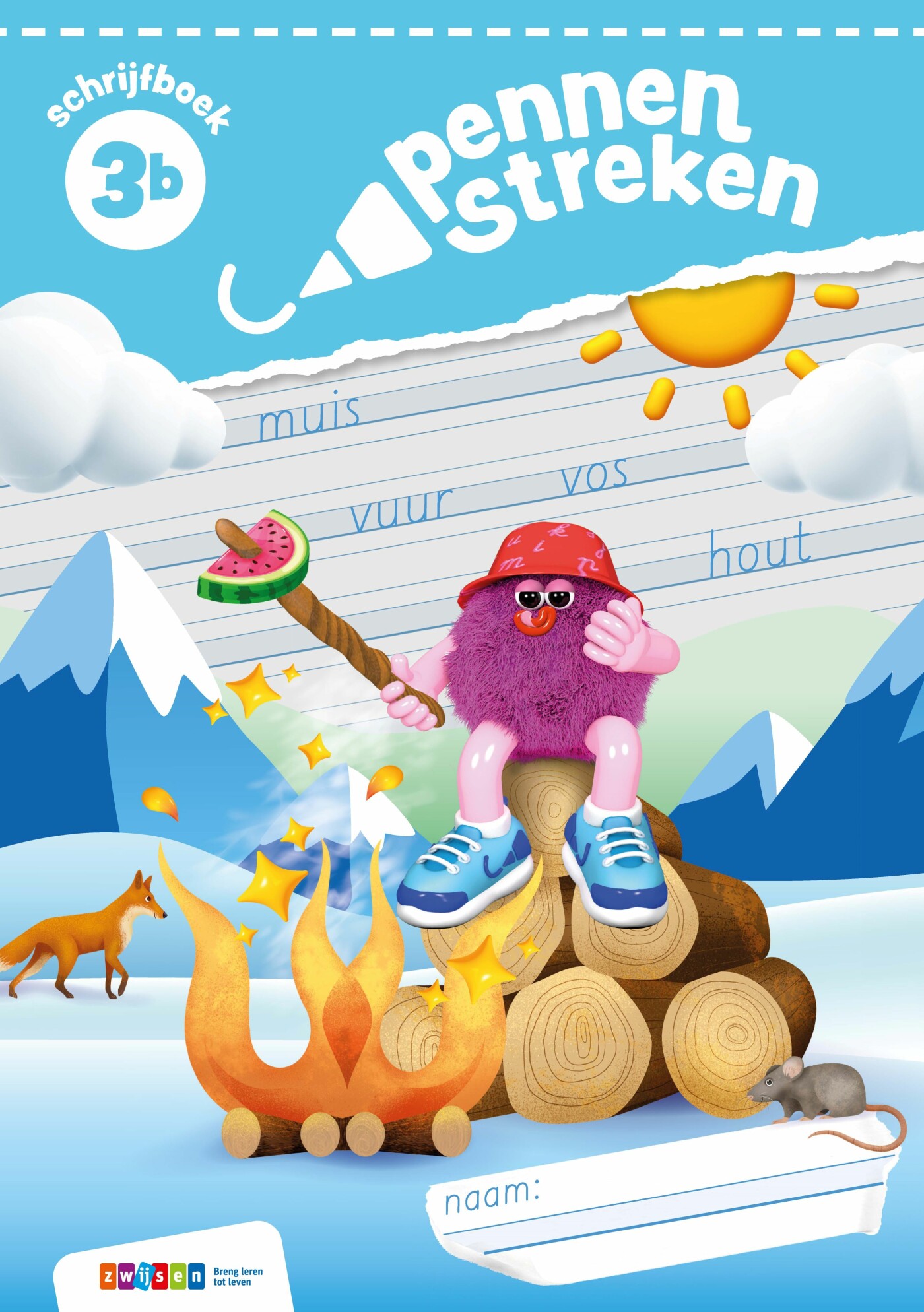 Pennenstreken ED.3 GR3 SCHRIJFB. BLOKSCHRIFT 3B (5ex)