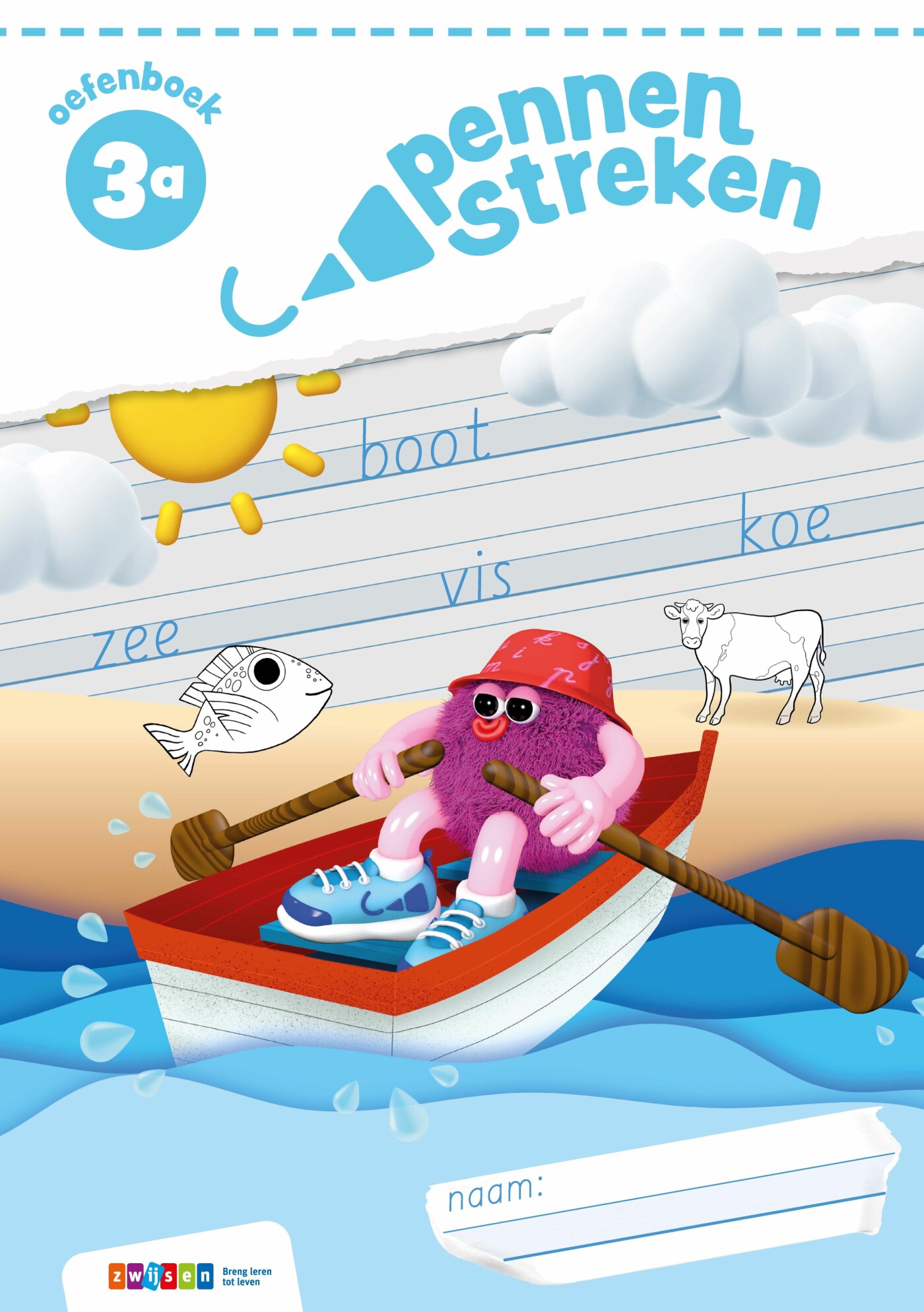 PS ed.3 GROEP 3 oefenboek blokschrift 3A  - per stuk