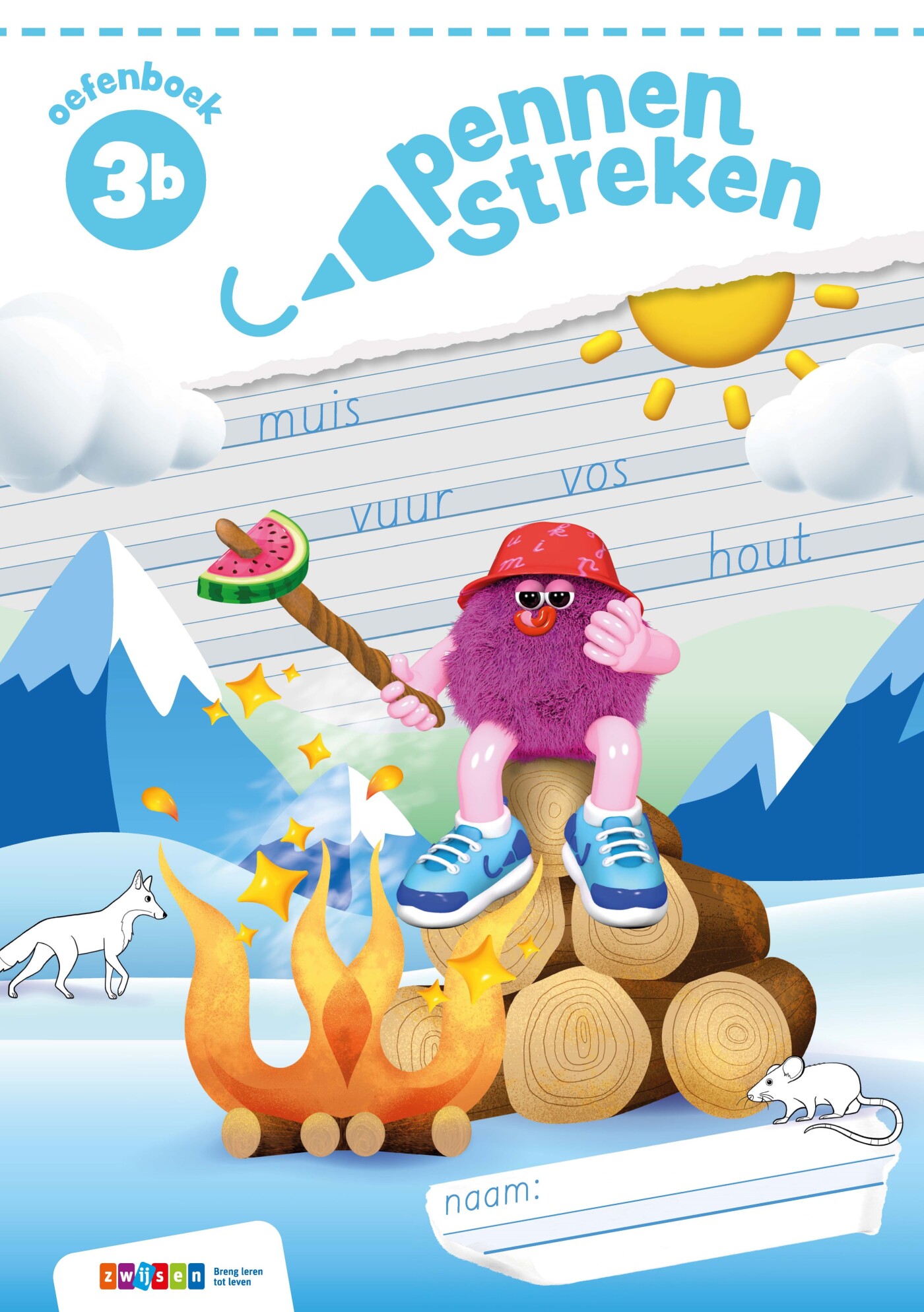 PS ed.3 GROEP 3 oefenboek blokschrift 3B - per stuk