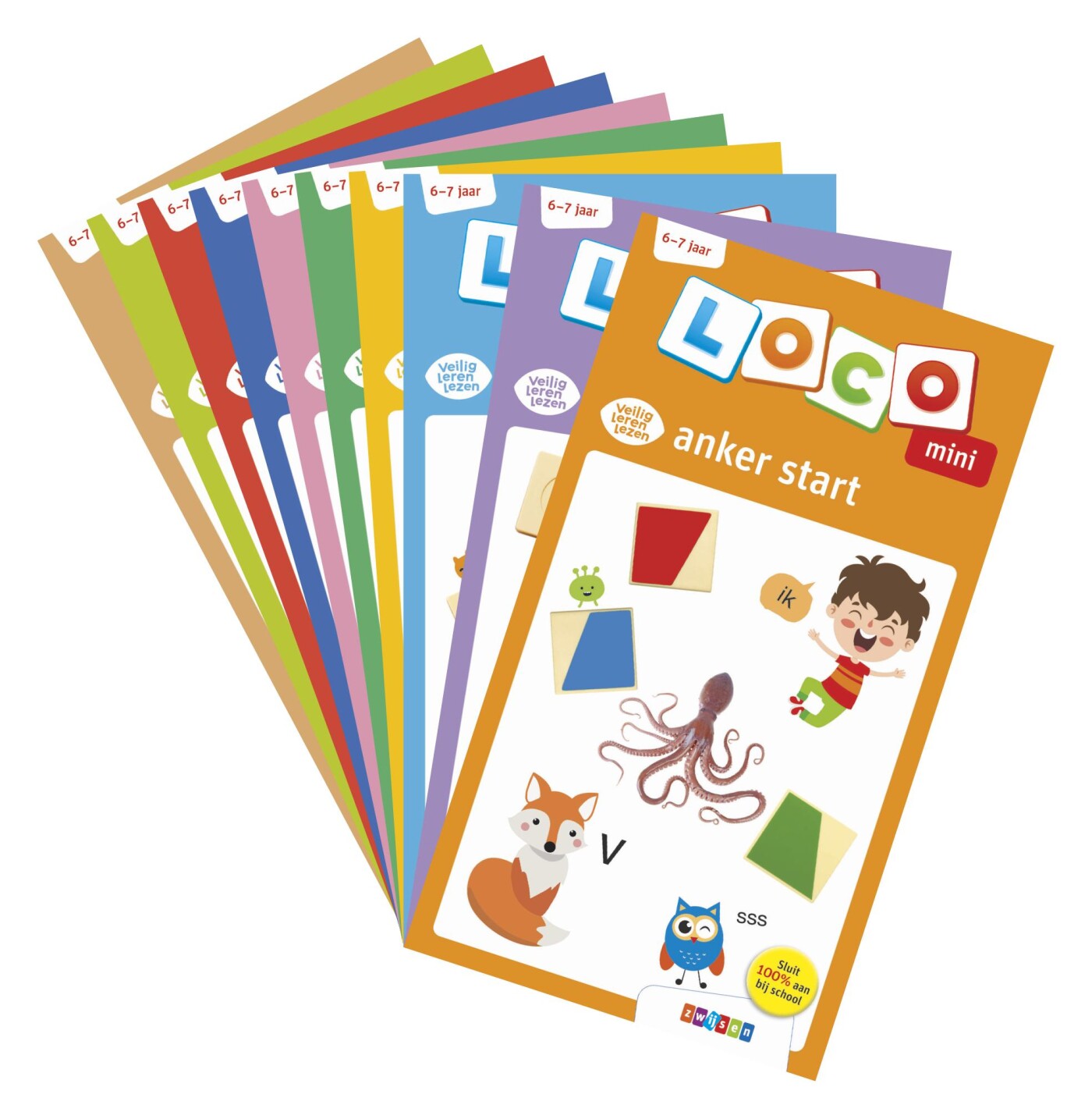 Loco mini Zoem-versie - pakket van 10 oefenboekjes