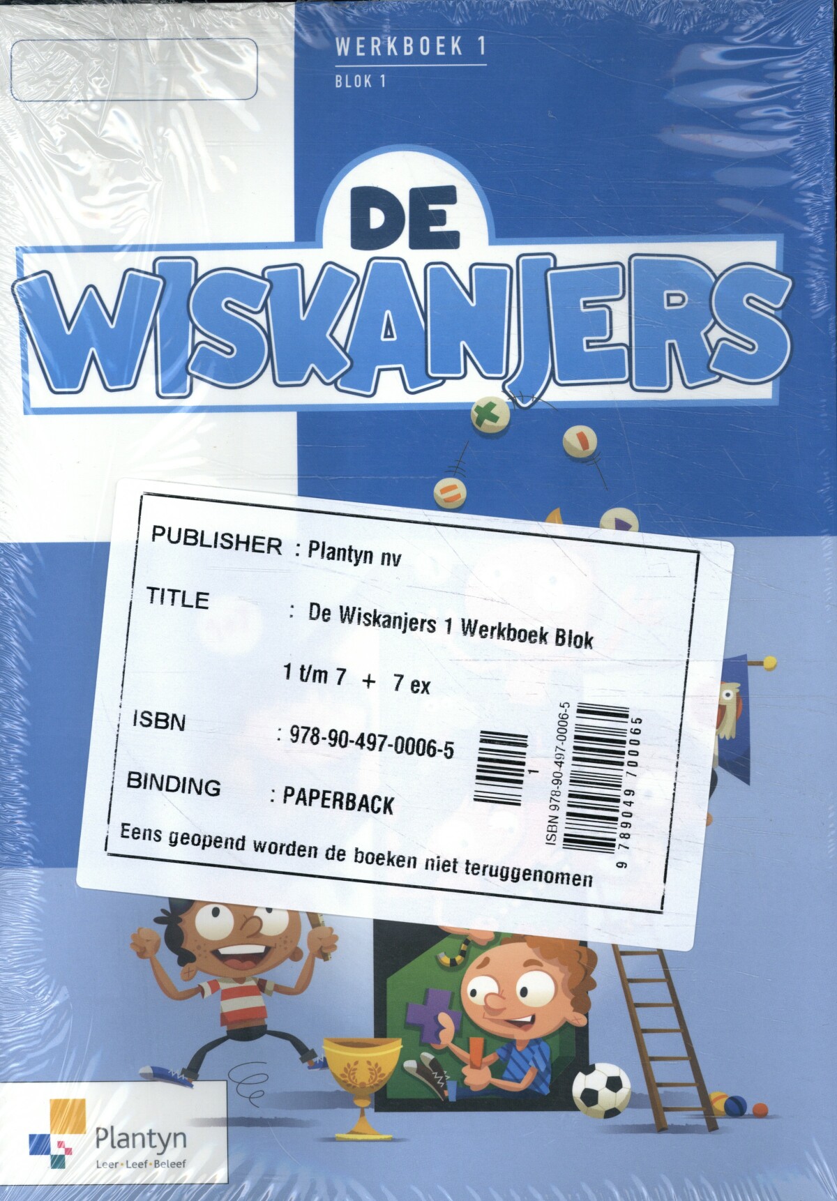 De Wiskanjers 1 Pakket Werkboeken Blok 1 t/m 7