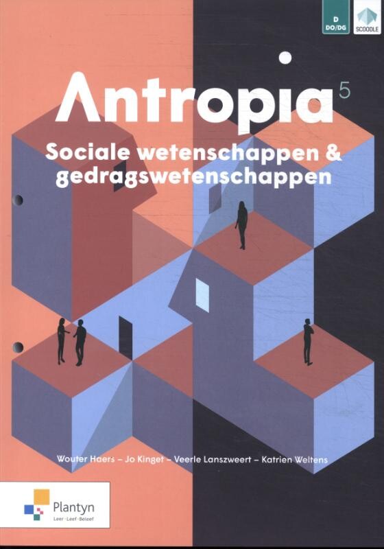 Antropia 5 Sociale en gedragswetenschappen Activerend leerboek (incl. Scoodle)