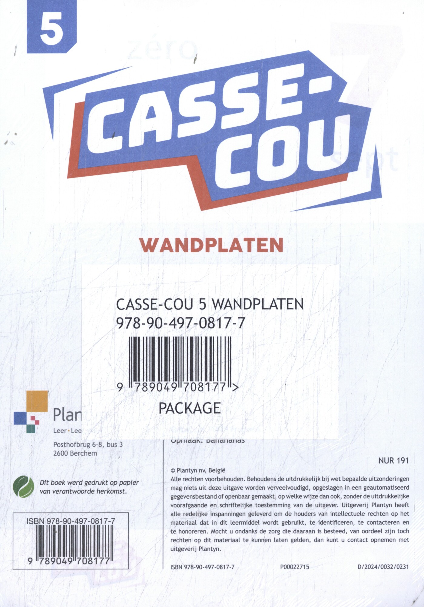 Casse-cou 5 Wandplaten