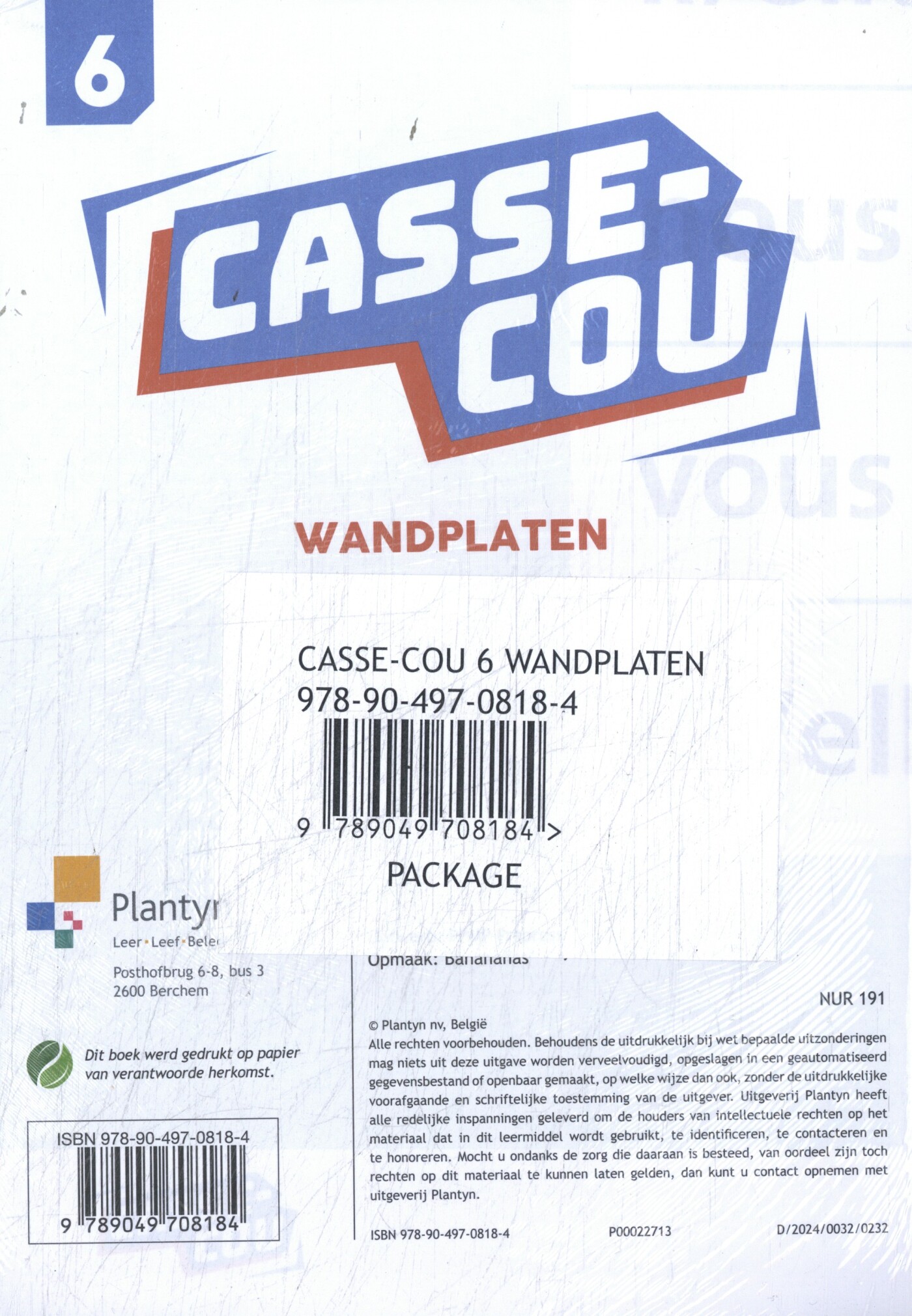 Casse-cou 6 Wandplaten