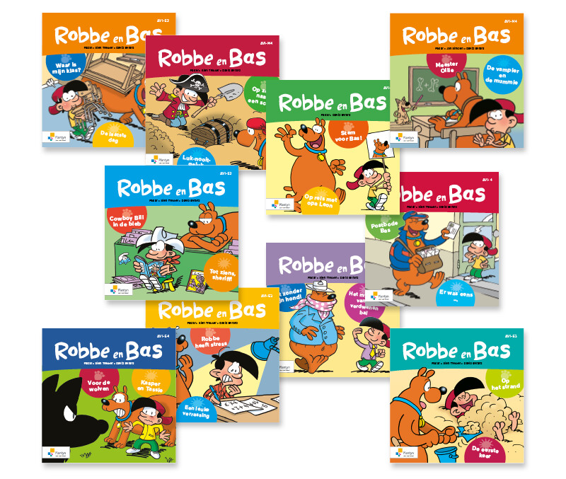 Boekenpakket Robbe en Bas