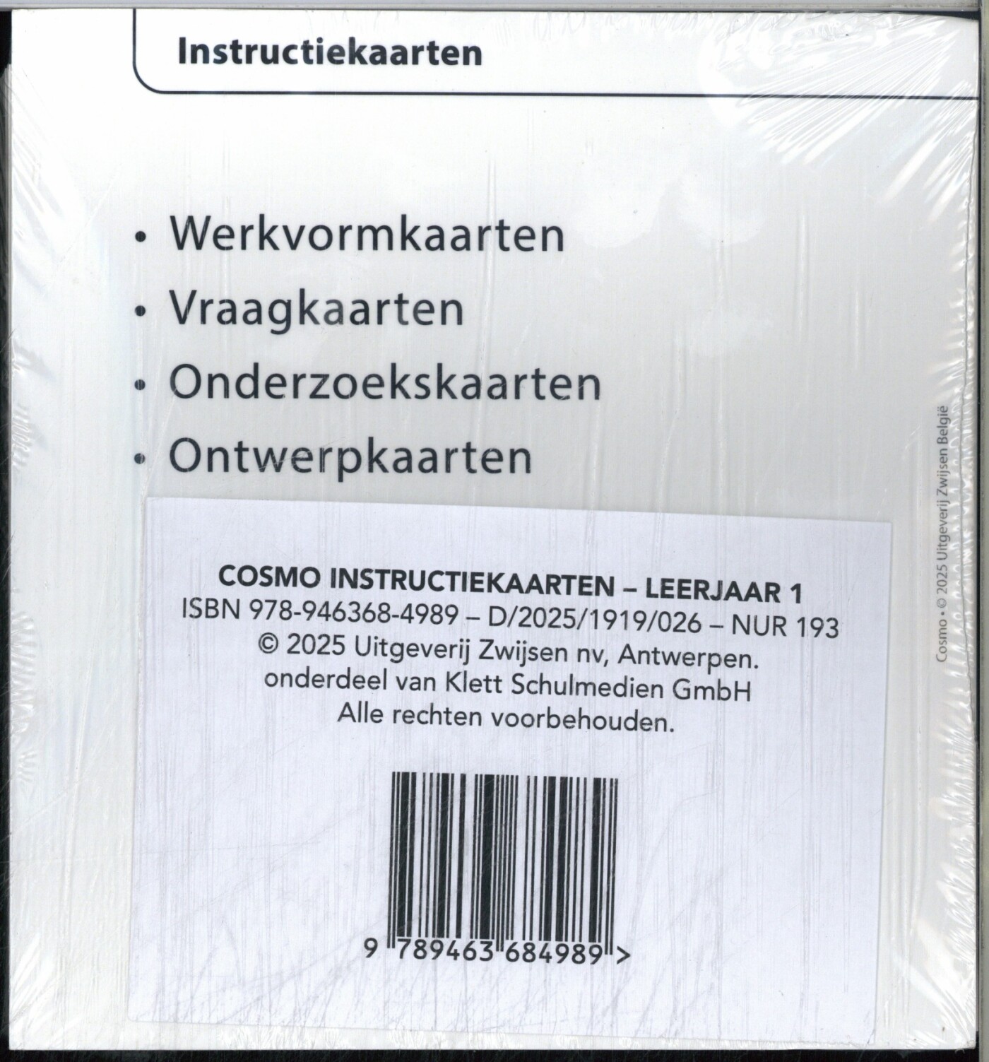 Cosmo Instructiekaarten - leerjaar 1